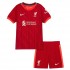 Camisola Liverpool Criança Equipamento Primeiro 2021-2022 Manga Curta